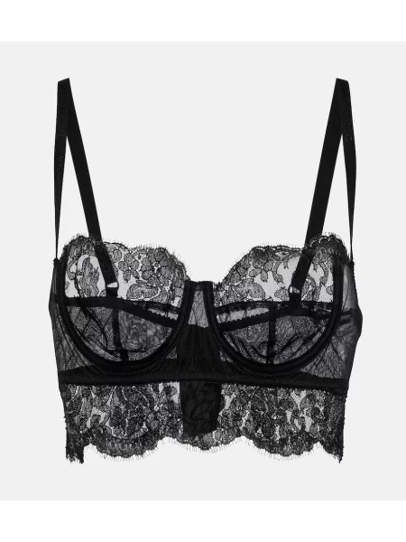 Sutien Dolce&gabbana din dantelă negru