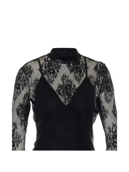 Rochie maxi Aniye By din dantelă negru