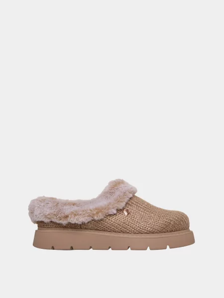 Угги Skechers KEEPSAKES LITE текстиль бежевий