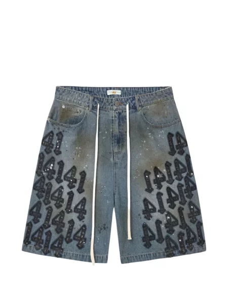 Pantaloni scurți din denim Vale albastru