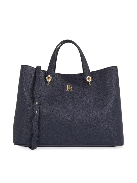 TOMMY HILFIGER Nakupovalna torba marine modra
