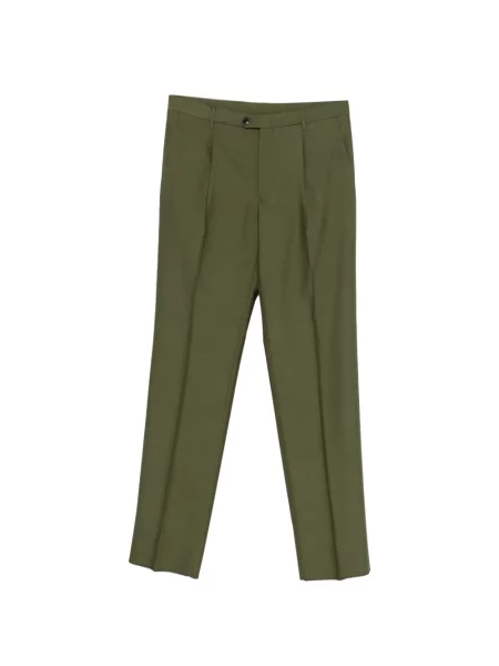 Pantaloni Etro plisate verde
