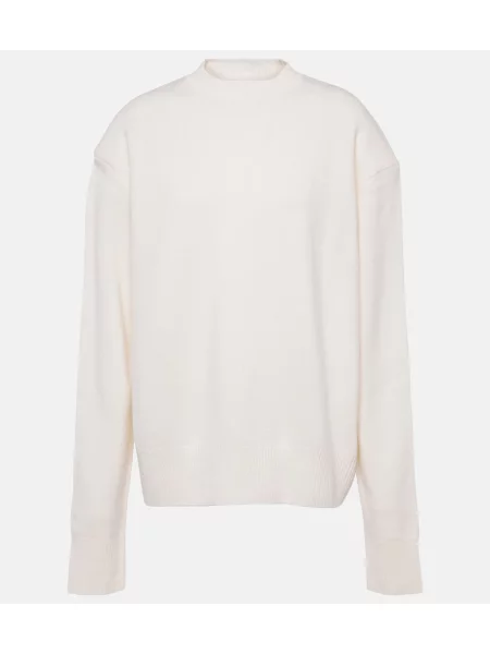 Pulover The Frankie Shop de lână alb