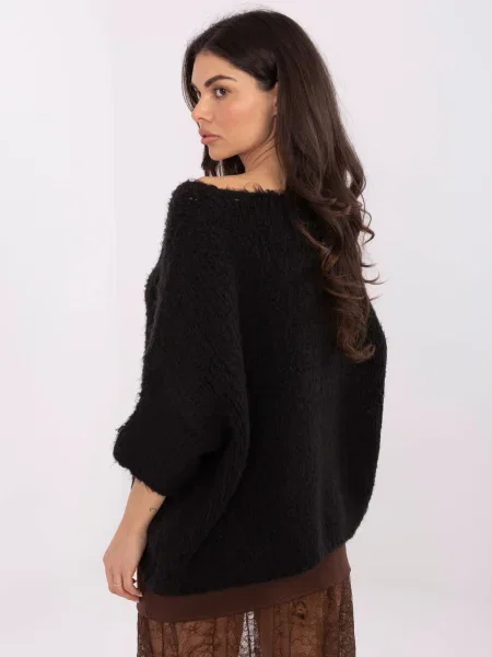Pulover Italy Moda negru