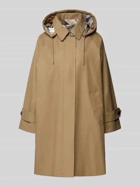 Płaszcz funkcyjny o kroju regular fit z mieszanki bawełny model ‘SADIE’ Barbour beżowy