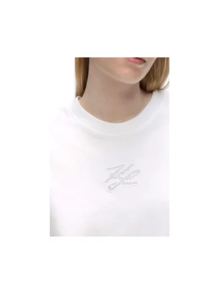 Koszulka Karl Lagerfeld biała