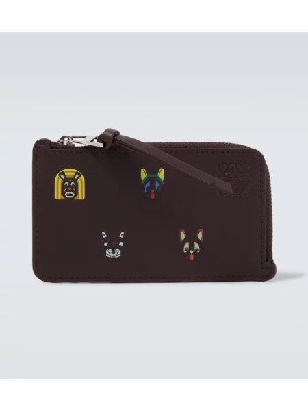 Portofel Loewe din piele maro