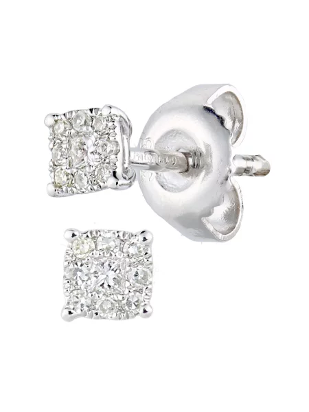 DIAMANT LETERNEL Fülbevalók Ohrringe aus Weißgold mit Karat Diamant ezüst