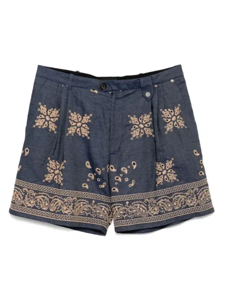 Pantaloni scurți Egonlab cu broderie din dantelă