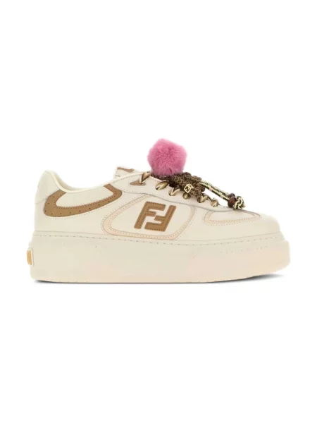 Sneakersy Fendi beżowe