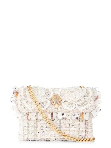 Torebka Kurt Geiger London z kamieniami beżowa