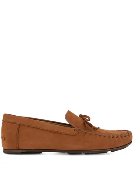 Pantofi loafer Manolo Blahnik cu funde maro