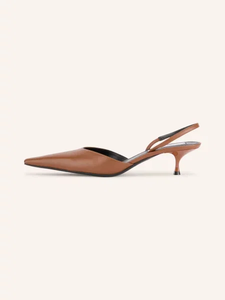 Lodičky Victoria Beckham hnědé