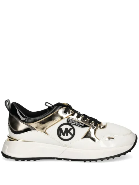 Δερμάτινος ζώνη Michael Michael Kors με αυτόγραφο με ψηλή μέση μπλε