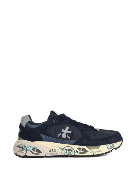 Sneakerși Premiata cu autograf albastru
