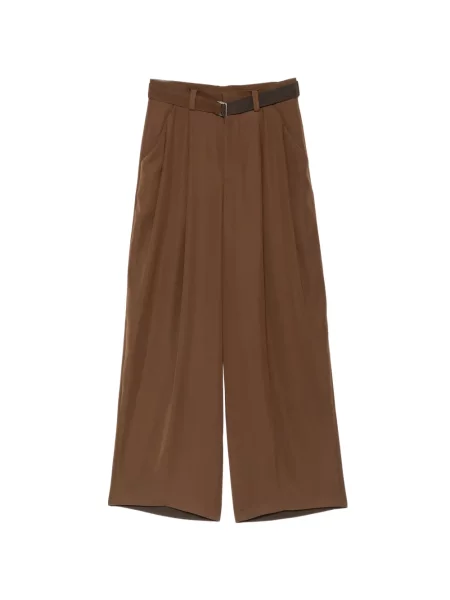 Cu centură pantaloni Sacai maro
