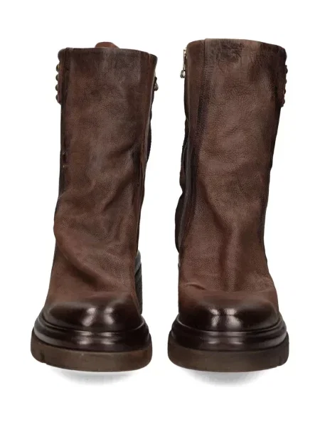 Botine A.s.98 cu tepi maro