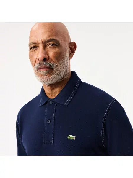 Классическое поло Lacoste синее