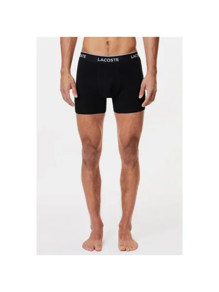LACOSTE Boxer Brief Black L čierna