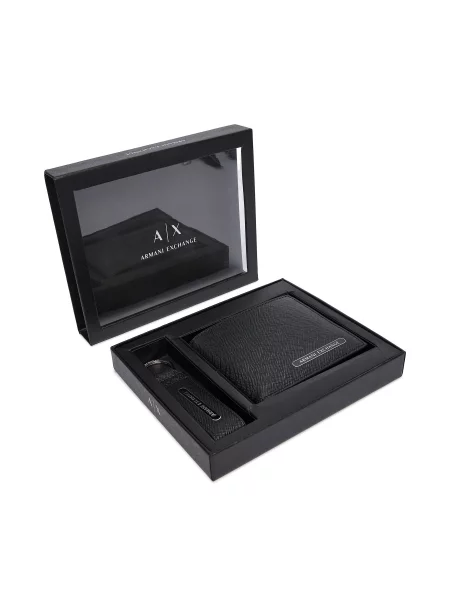 Denarnica Armani Exchange črna
