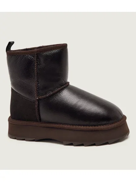 EMU Australia Bocanci Sharky Mini Town Flatform | piele maro