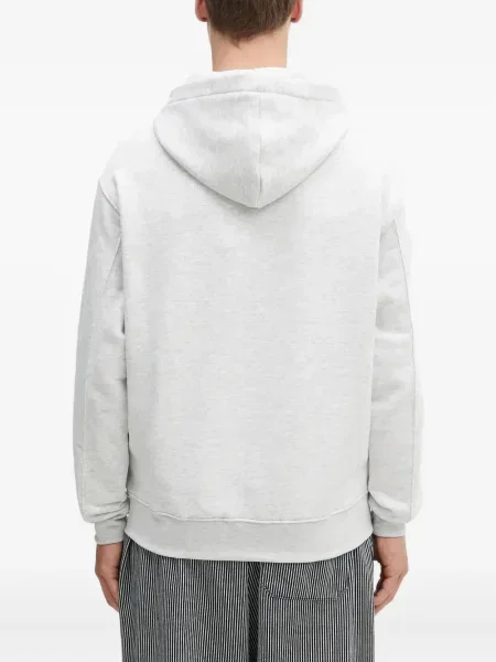 Hanorac cu glugă Alpha Industries gri