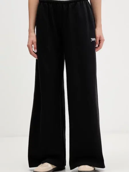 Tommy Jeans pantaloni de trening pentru femei din negru