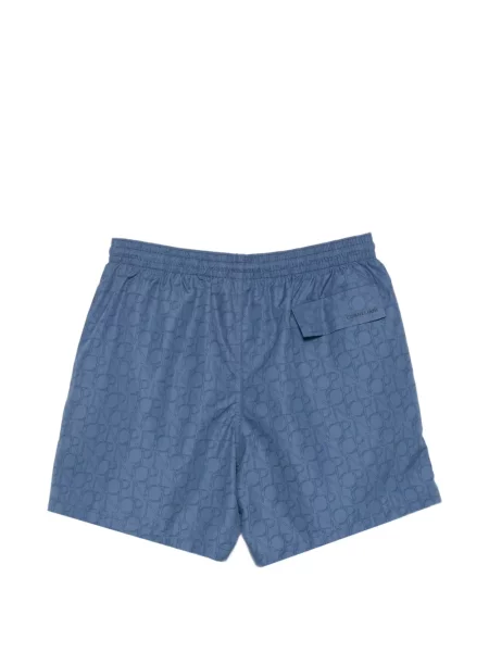 Slip de baie Corneliani cu imagine albastru