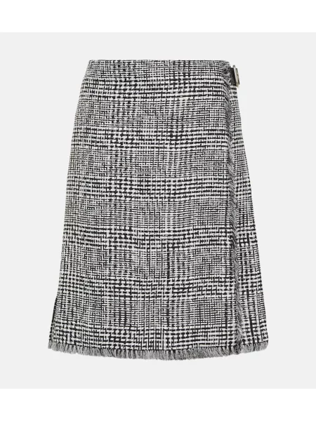 Fustă Burberry cu talie înaltă