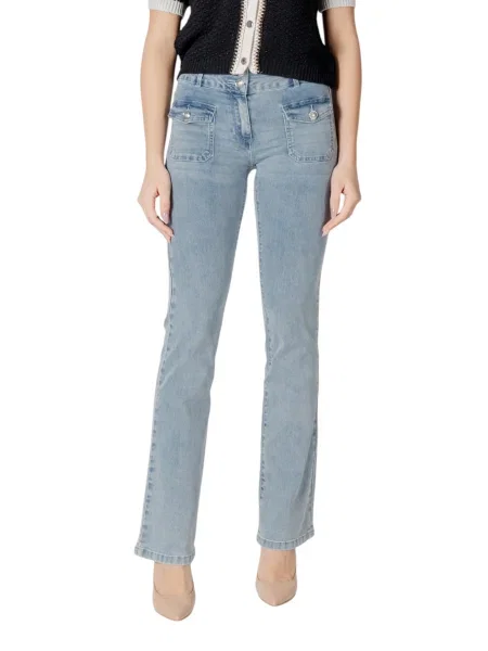 Proste jeansy Morgan De Toi czarne