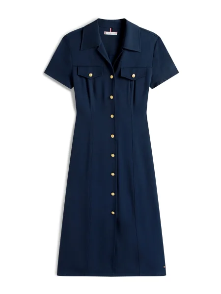 Tommy Hilfiger Rochie tip cămașă Bleumarin albastru