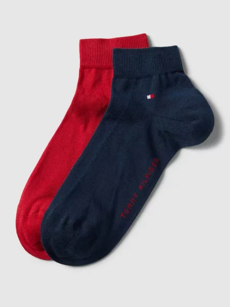 Skarpety krótkie Tommy Hilfiger czerwone