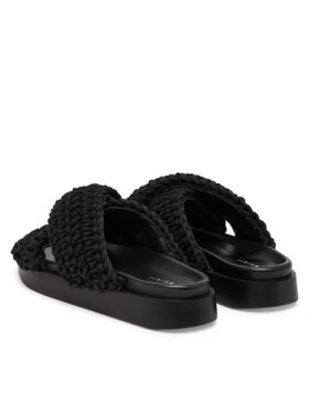 Inuikii Šľapky Woven čierna