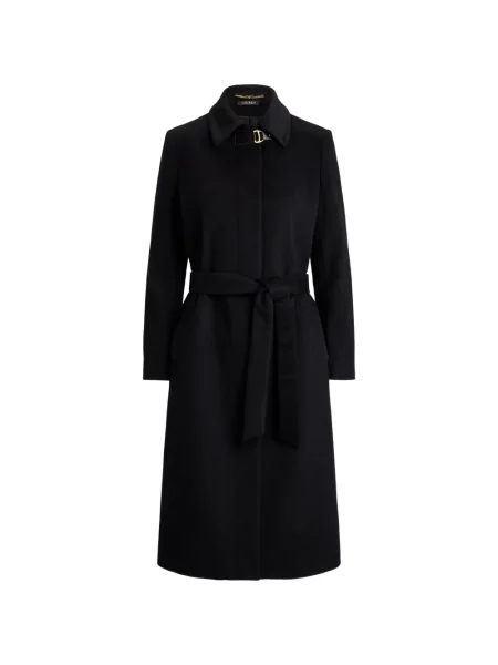 Cu centură palton Lauren Ralph Lauren negru