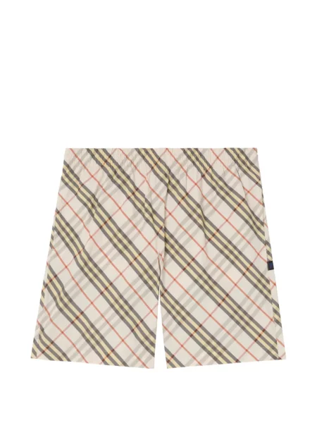 Slip de baie Burberry în carouri