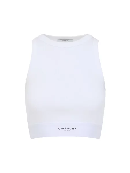 Krótki top sportowy Givenchy biały