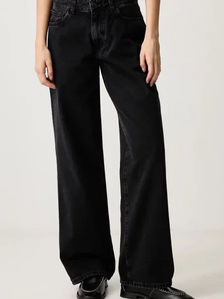 Carhartt WIP Lavine Pant blugi straight pentru femei