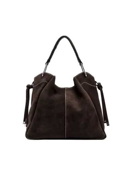 Shopperka Gianni Chiarini skórzana brązowa