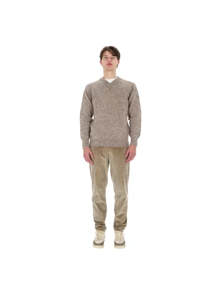 Sweter Howlin wełniany beżowy