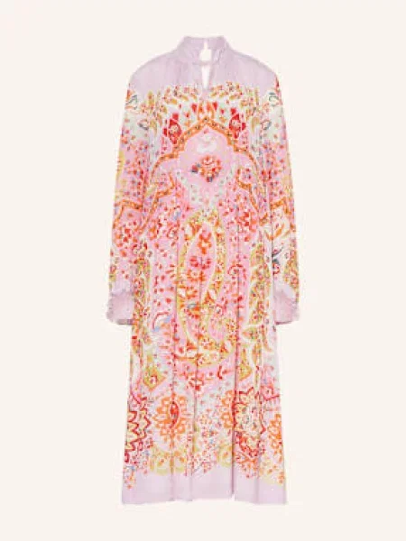 Herzen's Angelegenheit Sukienka Z Wycięciem I Falbankami rosa pomarańczowa