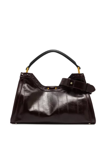 Shopperka Gianni Chiarini z nadrukiem czerwona