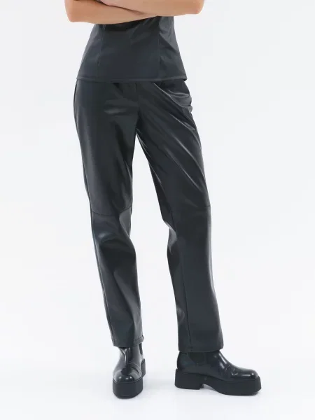 Чіноси Lilove шкіра/штучна шкіра чорний