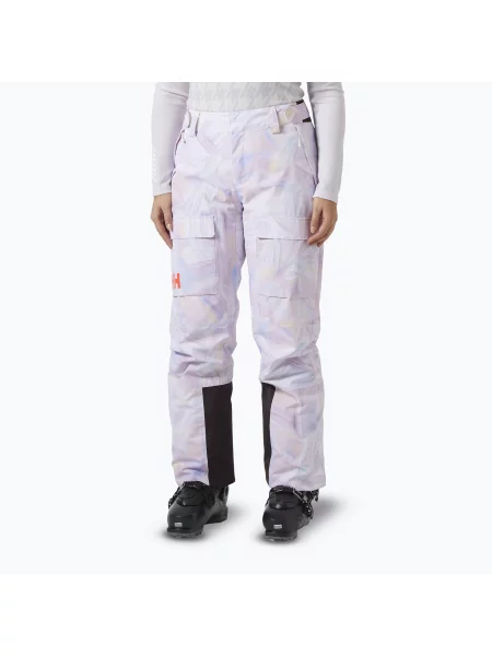 Pantaloni de schi pentru femei Helly Hansen Switch Cargo reflections aop