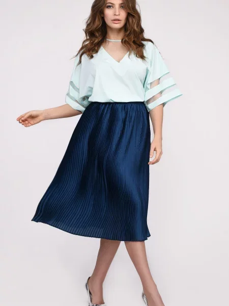CARICA Спідниця міді синій