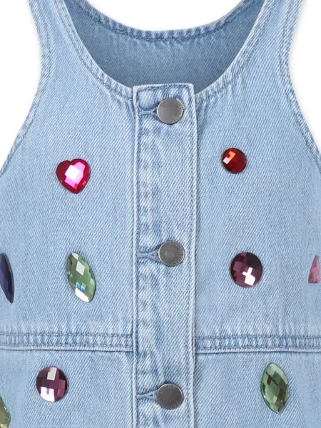 Dětské šaty Stella Mccartney modré