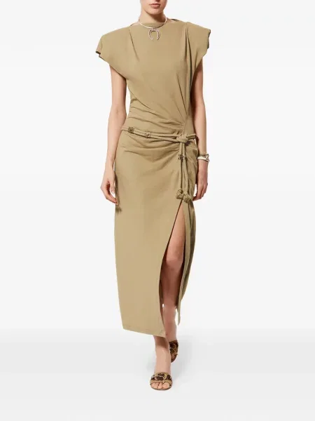 Maxi rochie maxi Isabel Marant drapată de costum