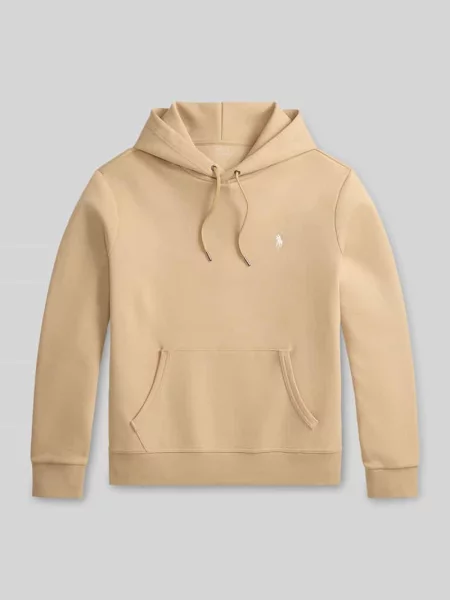 Bluza z kapturem o kroju regular fit z mieszanki bawełny Polo Ralph Lauren beżowa