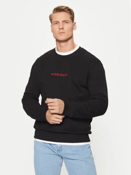 Hanorac Guess Jeans negru