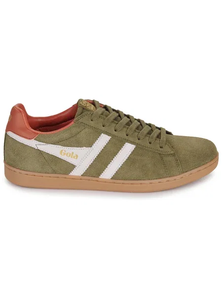 Pantofi Gola din piele de căprioară kaki