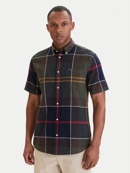 Barbour Srajca Douglas Temno zelena